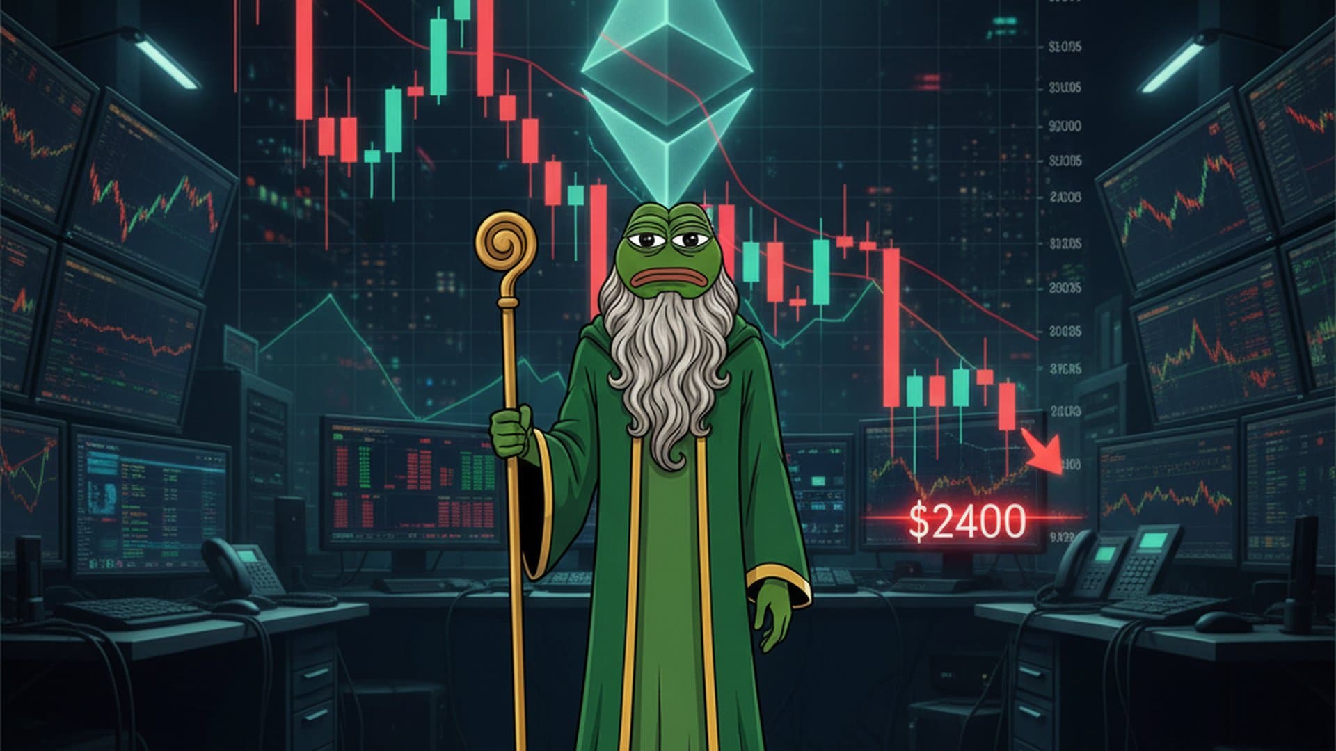 Ether droht neue 2026-Tiefs wenn Bullen $2.4K nicht halten