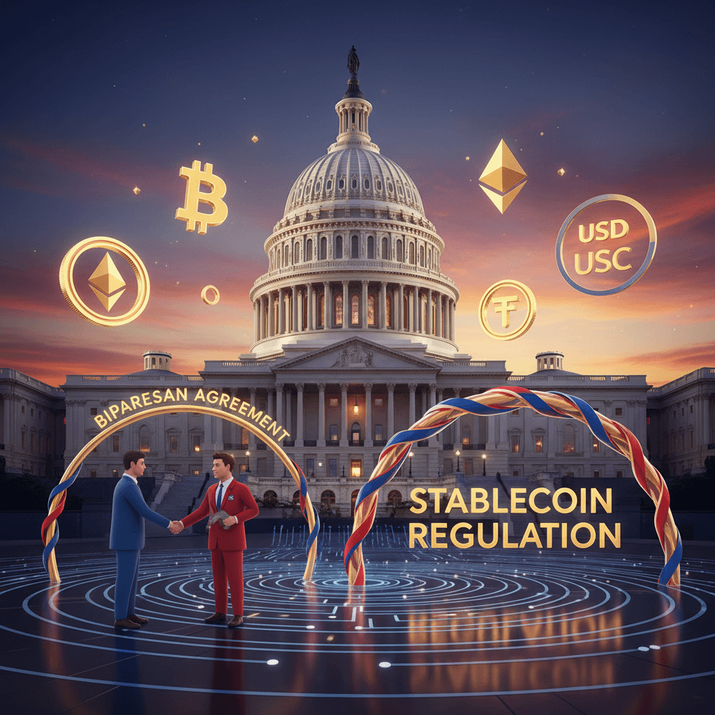 US-Senatoren suchen Kompromiss beim Crypto Clarity Act über Stablecoin-Renditen